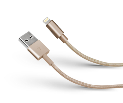 Kabel SBS SBS Kabel USB-Lightning MFI SBS 1m w otulinie Zloty